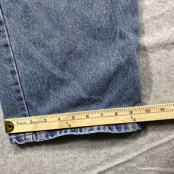 Carhartt Jeans Men's 42x29 Blue Distressed Faded Denim‎ Workwear American - Picture 3 of 11